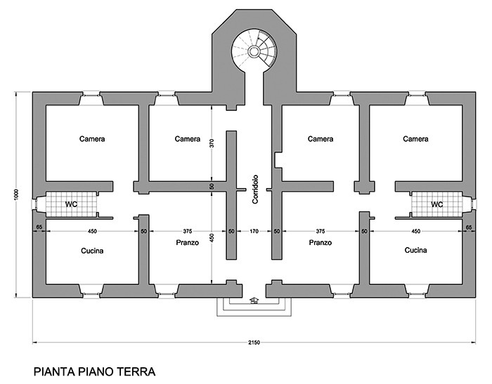 Isola di Capo Rizzuto (KR) – Faro di Capo Rizzuto Pianta principale