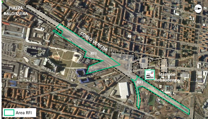 Torino – Rebaudengo Spina 4 Pianta principale