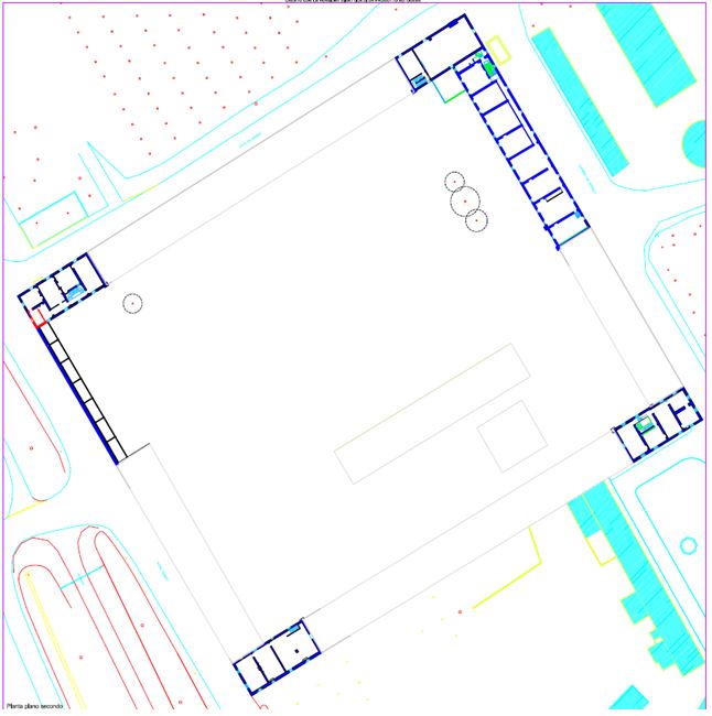 Vigevano (Pavia) – Villa Cascina Sforzesca Pianta principale