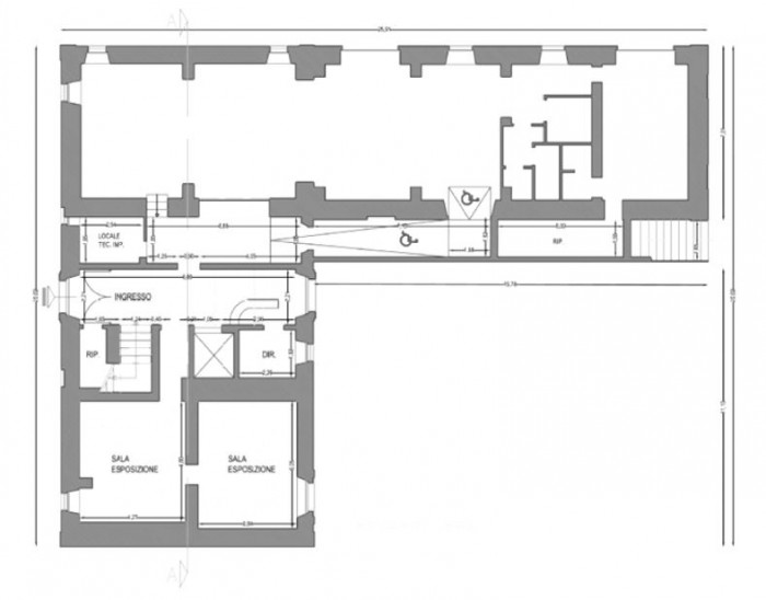 Monteleone di Fermo (FM) – Villa Felice Pianta principale