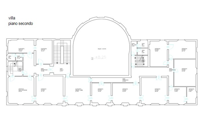 Reggio Emilia – Villa Levi Pianta principale