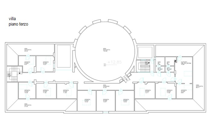 Reggio Emilia – Villa Levi Pianta principale
