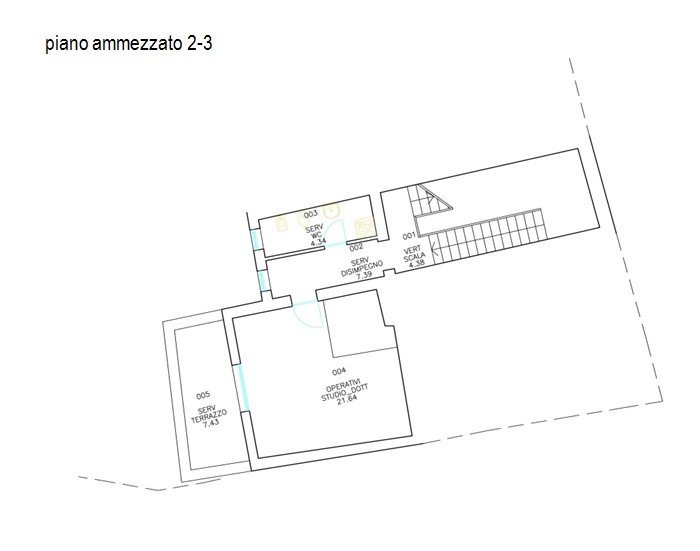Forlì (FC) – Palazzo delle Vacche Pianta principale