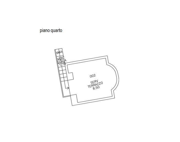 Forlì (FC) – Palazzo delle Vacche Pianta principale