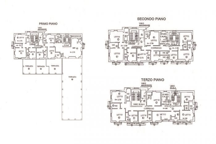 Toscolano Maderno (BS) – Former Sanatorium Hospital floorplan