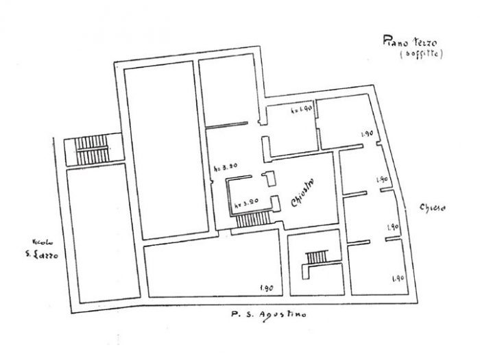 Castiglion Fiorentino (AR) – Complesso Santa Maria della Misericordia Pianta principale