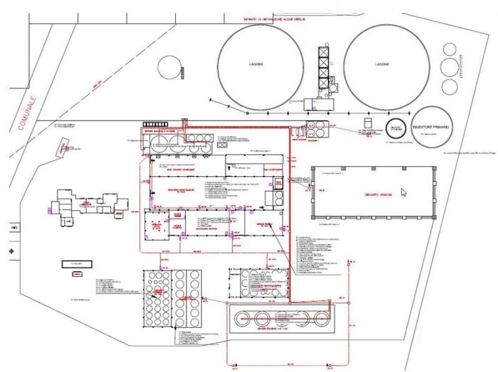 Ponte di Piave (TV) – ex distilleria Pianta principale