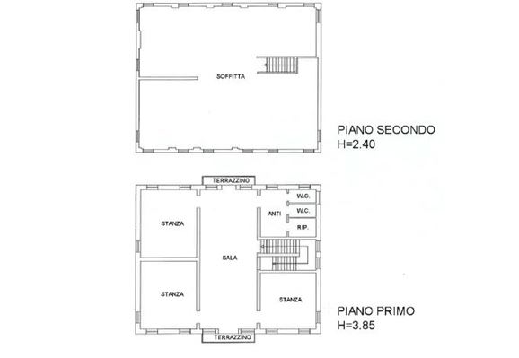 Motta di Livenza (TV) Villa Rietti Rota Pianta principale