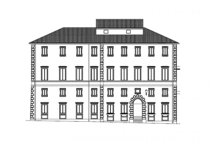 Roma – Palazzo Medici Clarelli Pianta principale