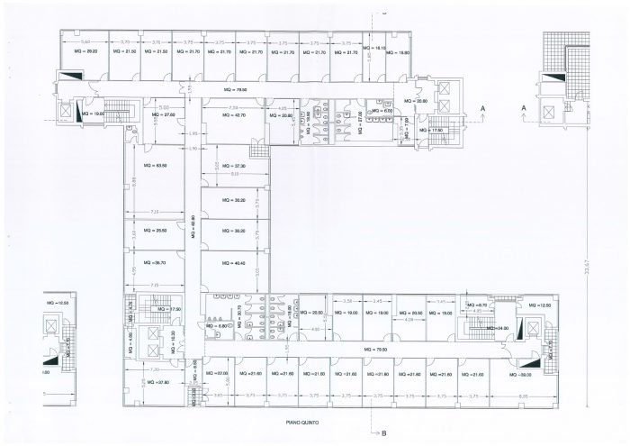 Pescara – Palazzo Ex poste Pianta principale