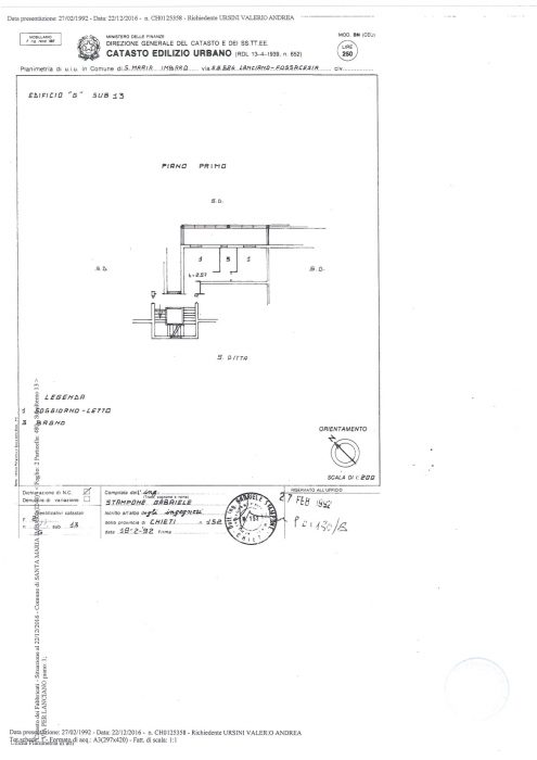 Santa Maria Imbaro (CH) – Complesso Mario Negri Sud Pianta principale