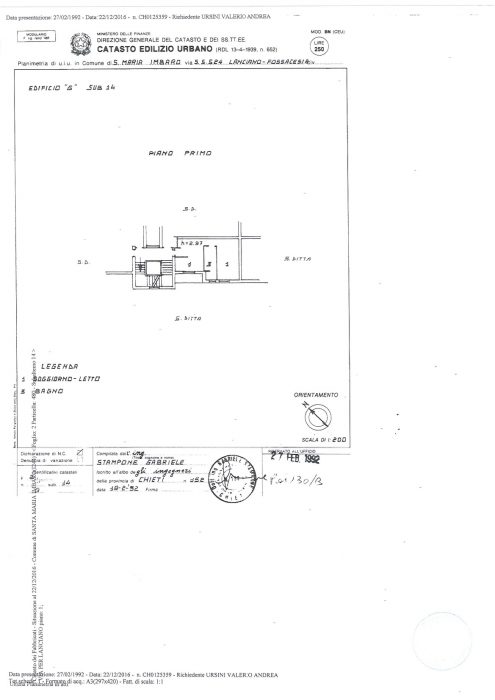 Santa Maria Imbaro (CH) – Complesso Mario Negri Sud Pianta principale