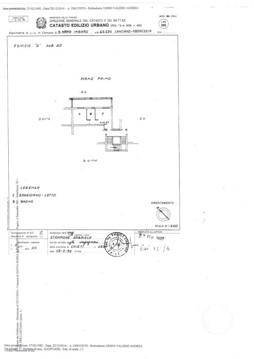 Santa Maria Imbaro (CH) – Complesso Mario Negri Sud Pianta principale