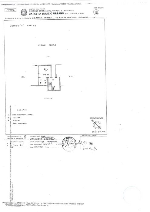 Santa Maria Imbaro (CH) – Complesso Mario Negri Sud Pianta principale