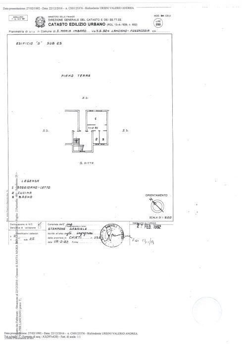 Santa Maria Imbaro (CH) – Complesso Mario Negri Sud Pianta principale