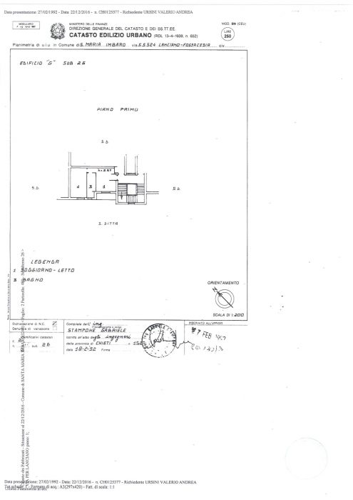 Santa Maria Imbaro (CH) – Complesso Mario Negri Sud Pianta principale