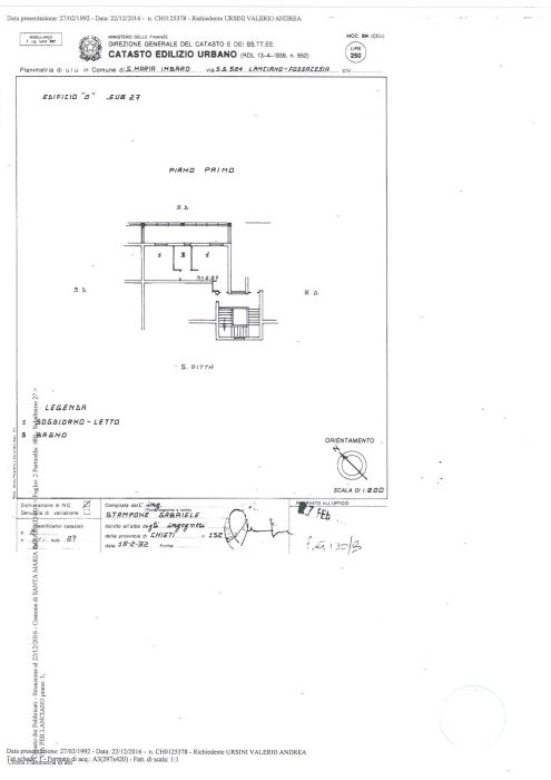 Santa Maria Imbaro (CH) – Complesso Mario Negri Sud Pianta principale
