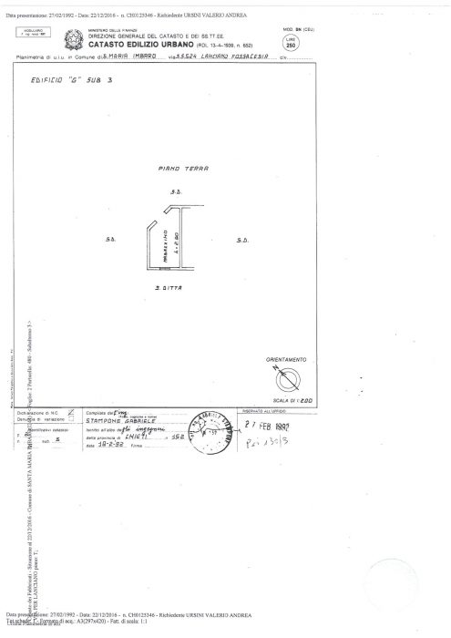 Santa Maria Imbaro (CH) – Complesso Mario Negri Sud Pianta principale