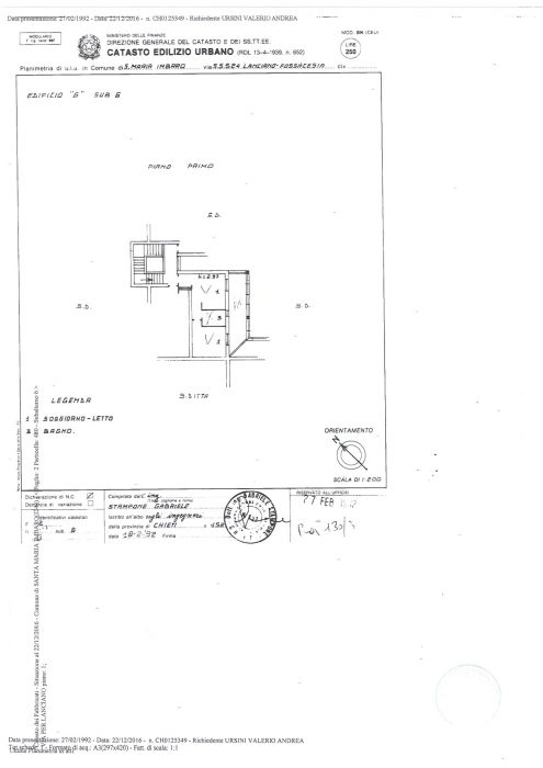 Santa Maria Imbaro (CH) – Complesso Mario Negri Sud Pianta principale