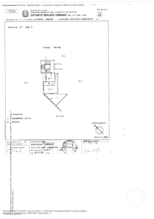 Santa Maria Imbaro (CH) – Complesso Mario Negri Sud Pianta principale