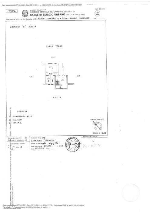 Santa Maria Imbaro (CH) – Complesso Mario Negri Sud Pianta principale