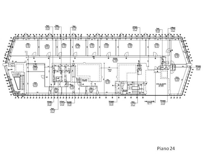 Milano – Palazzo Pirelli Pianta principale