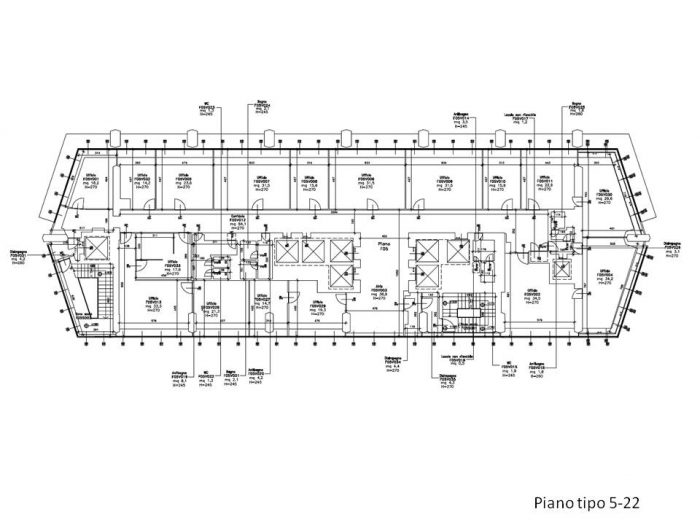 Milano – Palazzo Pirelli Pianta principale