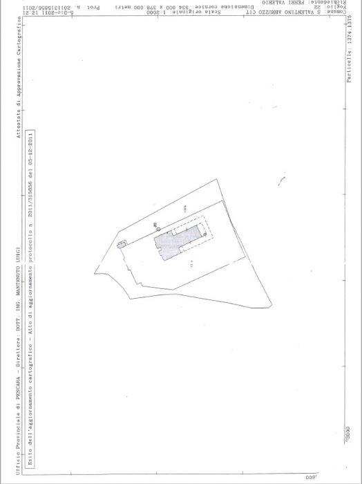 San Valentino in Abruzzo Citerione (PE) – ex Casa Mandamentale Pianta principale
