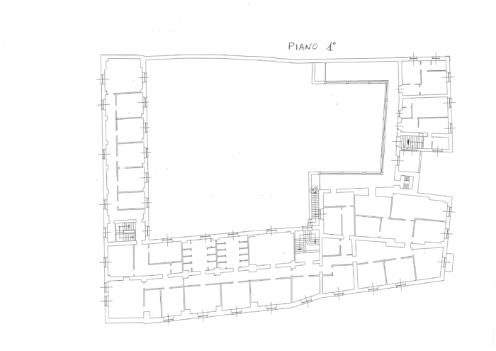 Sulmona (AQ) – Caserma De Amicis Pianta principale