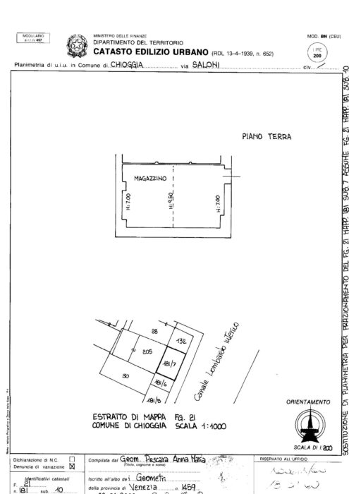 Chioggia – Former Magazzini del Sale floorplan