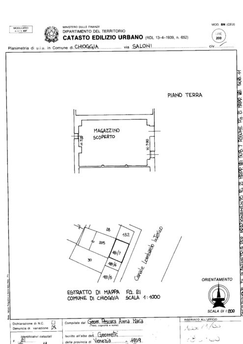 Chioggia – Former Magazzini del Sale floorplan