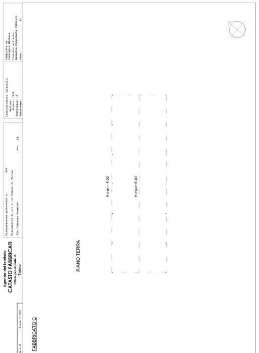 Torino – MAGAZZINI VIA CIMAROSA Pianta principale