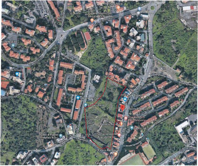 Tremestieri Etneo (CT) – Area in via del Canalicchio Pianta principale