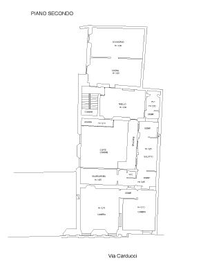 PIACENZA – PALAZZO COSTA FERRARI Pianta principale