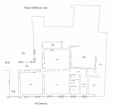 PIACENZA – PALAZZO COSTA FERRARI Pianta principale