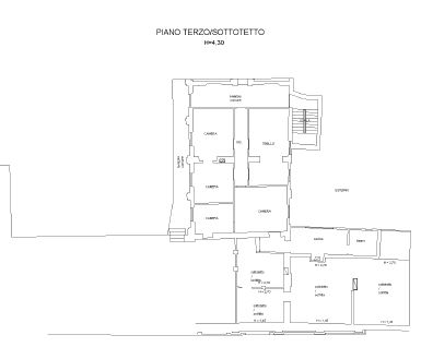 PIACENZA – PALAZZO COSTA FERRARI Pianta principale