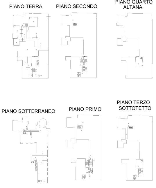 PIACENZA – PALAZZO COSTA FERRARI Pianta principale