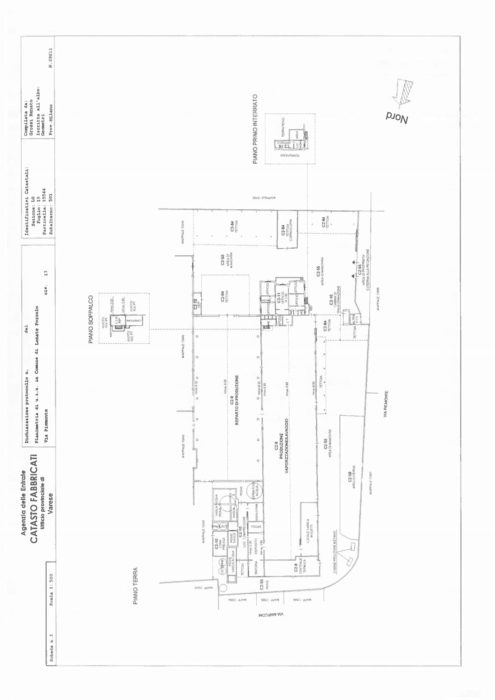 Lonate Pozzolo (VA) – Complesso Industriale in via Piemonte Pianta principale