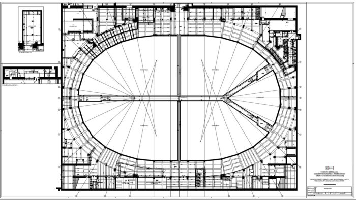 Milano – Palazzo dello Sport Pianta principale
