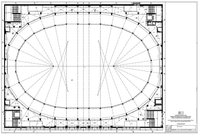 Milano – Palazzo dello Sport Pianta principale