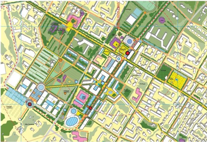 Scandicci (FI) – New Urban Centre, Plan Director Richard Rogers