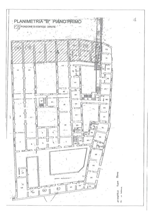 Caserta (CE) – Caserma Bronzetti Pianta principale