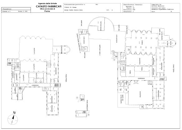 PARMA – Ex Convento Eremitani Pianta principale