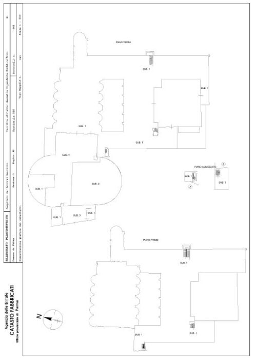 PARMA – Ex Convento Eremitani Pianta principale