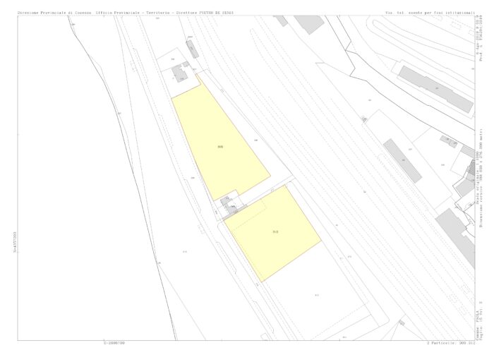 Paola (CS) Terreno Lungomare S.Francesco di Paola Pianta principale