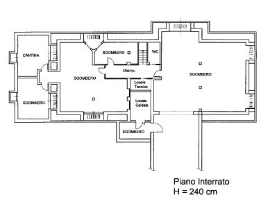 Mongardino (AT) – Fabbricato e terreno Pianta principale