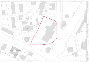 Caravaggio (BG) – Palazzo ex casa del fascio Pianta principale