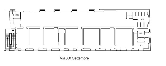 Genova – Unità immobiliare – Palazzo della Consolazione Pianta principale