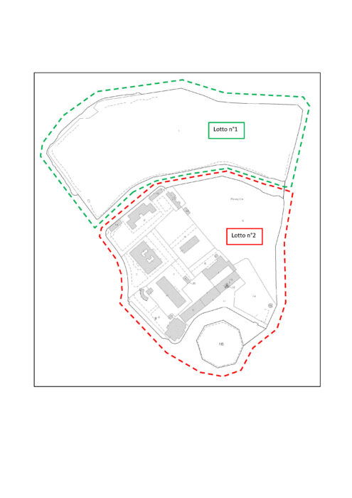 Isola di Poveglia e Ottagono (VE) – Porzione edificata Pianta principale