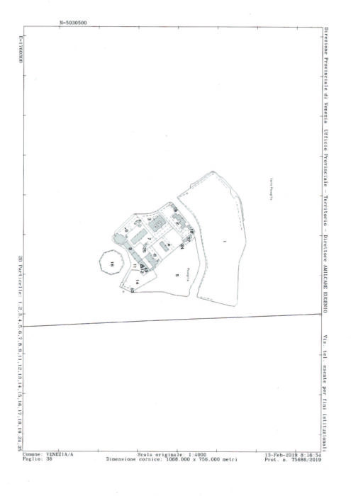 Isola di Poveglia (VE) – Area verde Pianta principale